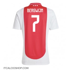 Ajax Steven Bergwijn #7 Prima Maglia 2024-25 Manica Corta